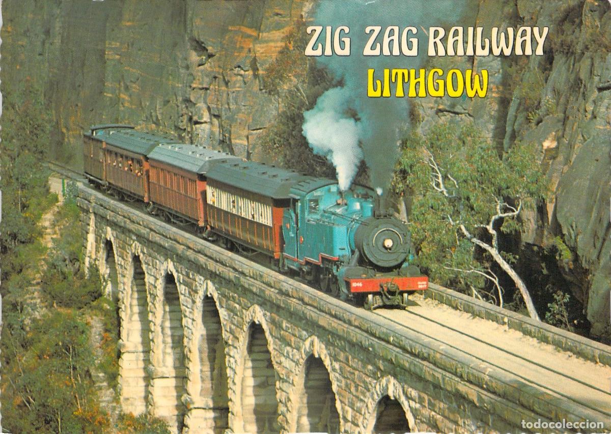 Postales: Postal del Ferrocarril Zig Zag en Lithgow, Nueva Gales del Sur