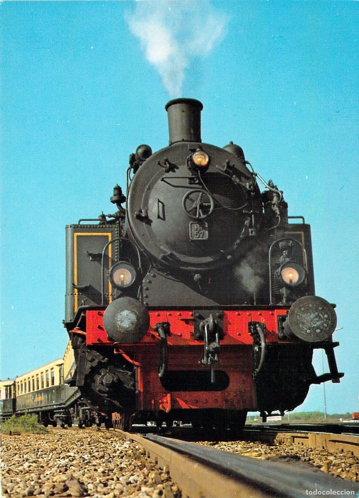 Postais: Postal Tren a Vapor Locomotora 7-57 Hoogovens IJmuiden