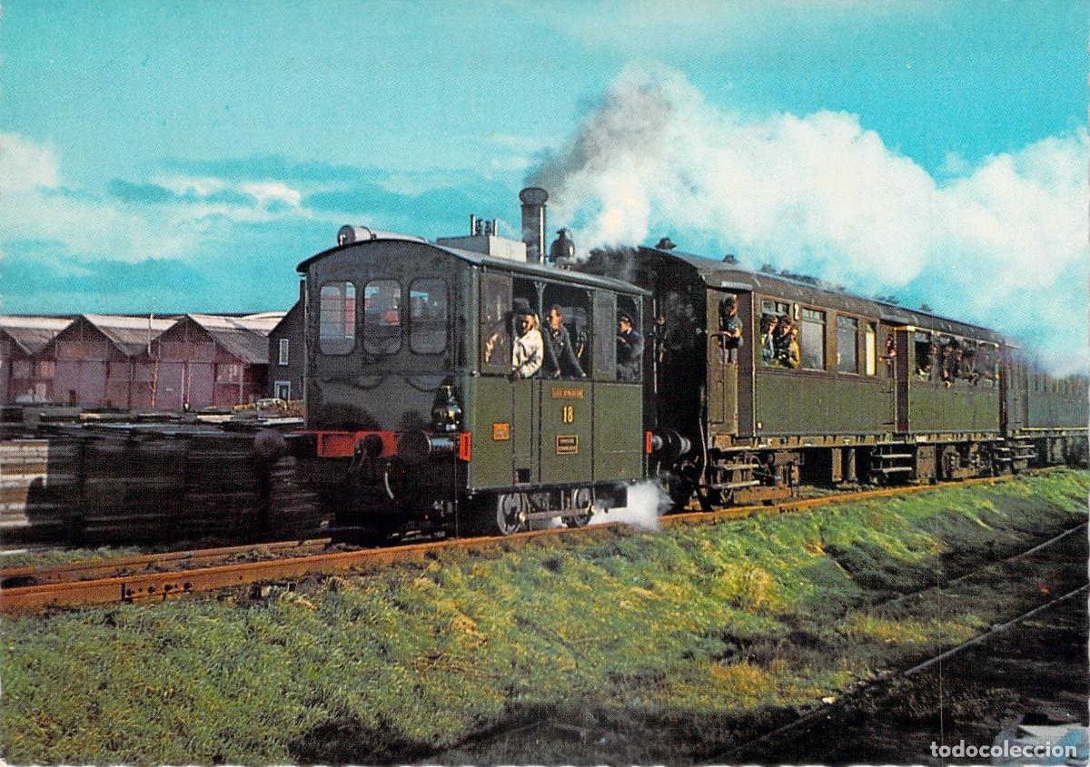 Postais: Postal de Locomotora de Vapor Gooische Stoomtram 18 en Westerlee