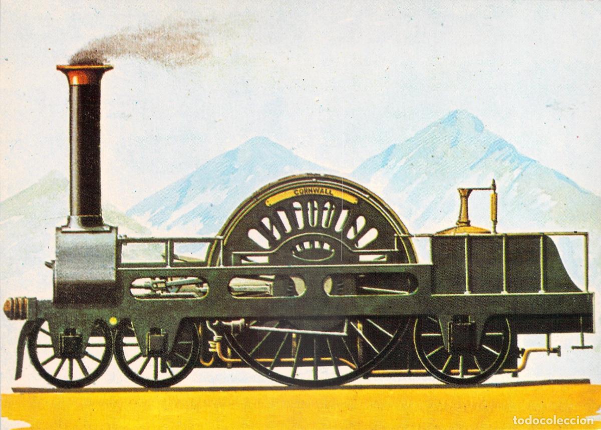 Cartoline: Postal Ilustrada de Locomotora de Vapor Cornwall LNWR