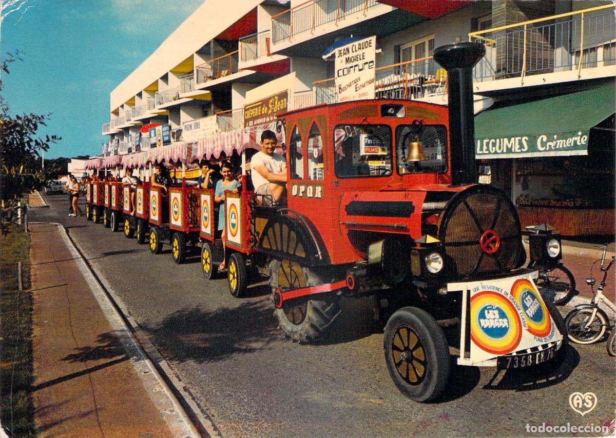 Cartoline: Postal de Saint-Jean-de-Monts con Trenecito Tur&iacute;stico