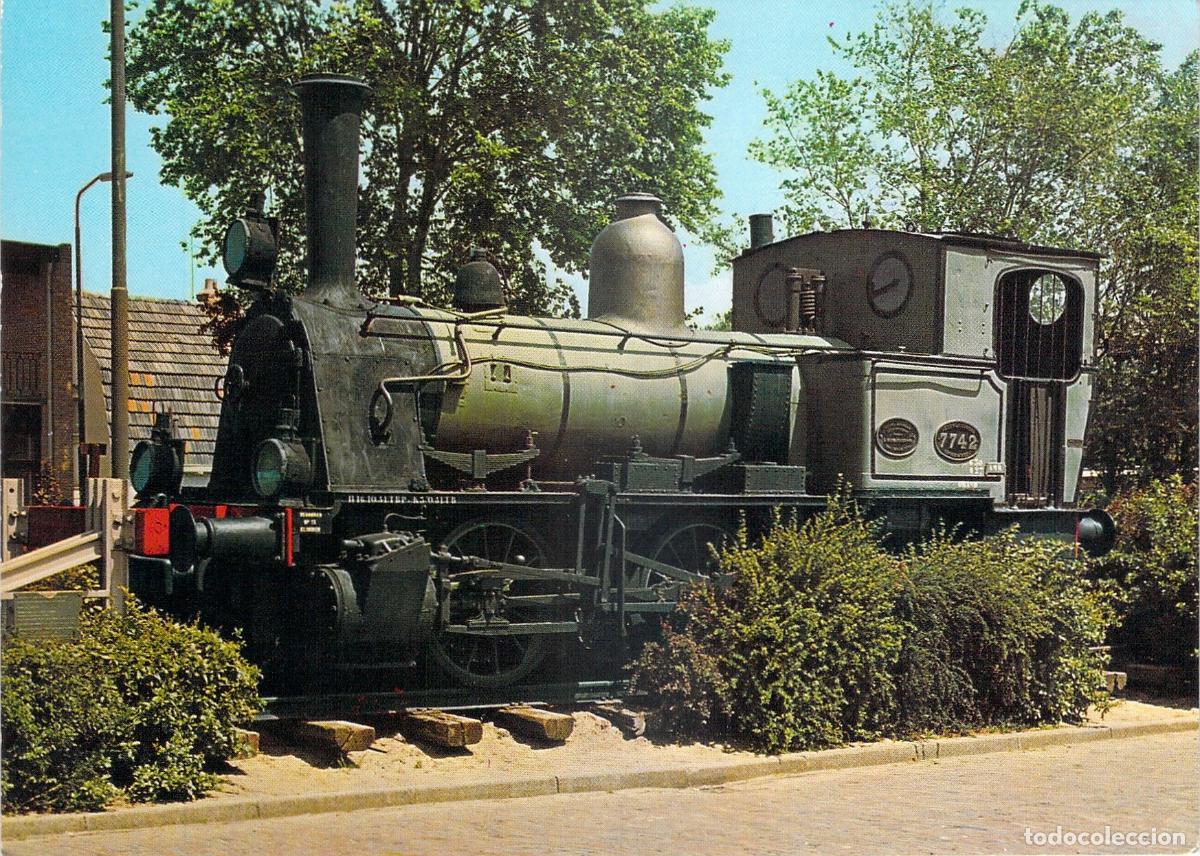 Cartoline: Postal Locomotora de Vapor Bello NS 7742 Bergen Holanda