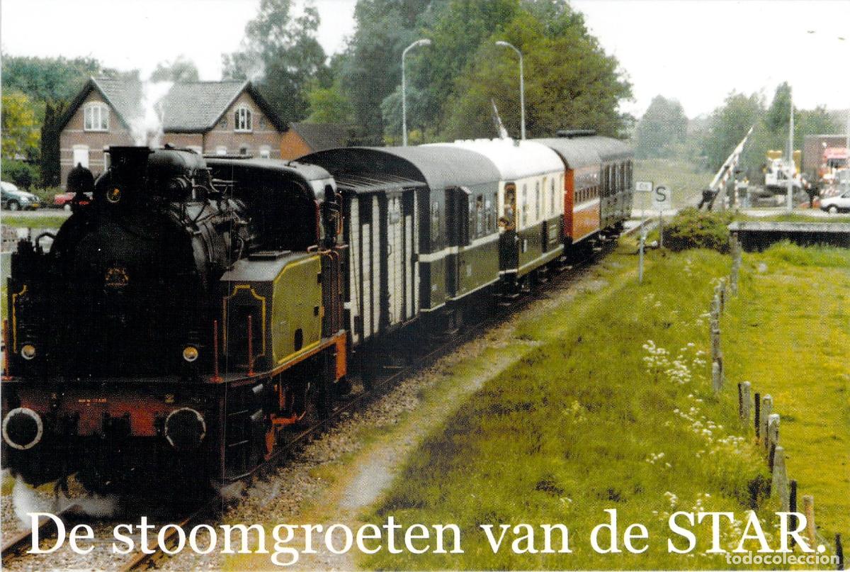 Postales: Postal de Locomotora de Vapor Museumspoorlijn STAR Holanda