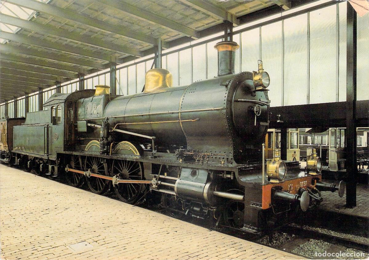 Postales: Postal de Locomotora NS 3737 Museo del Ferrocarril Utrecht
