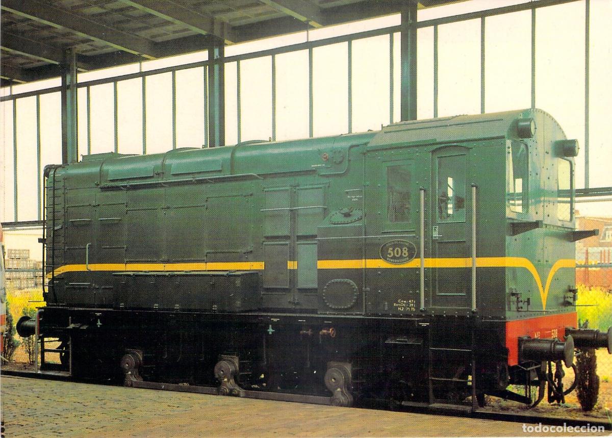 Postales: Postal Museo Ferroviario Holand&eacute;s Locomotora NS 508 Utrecht