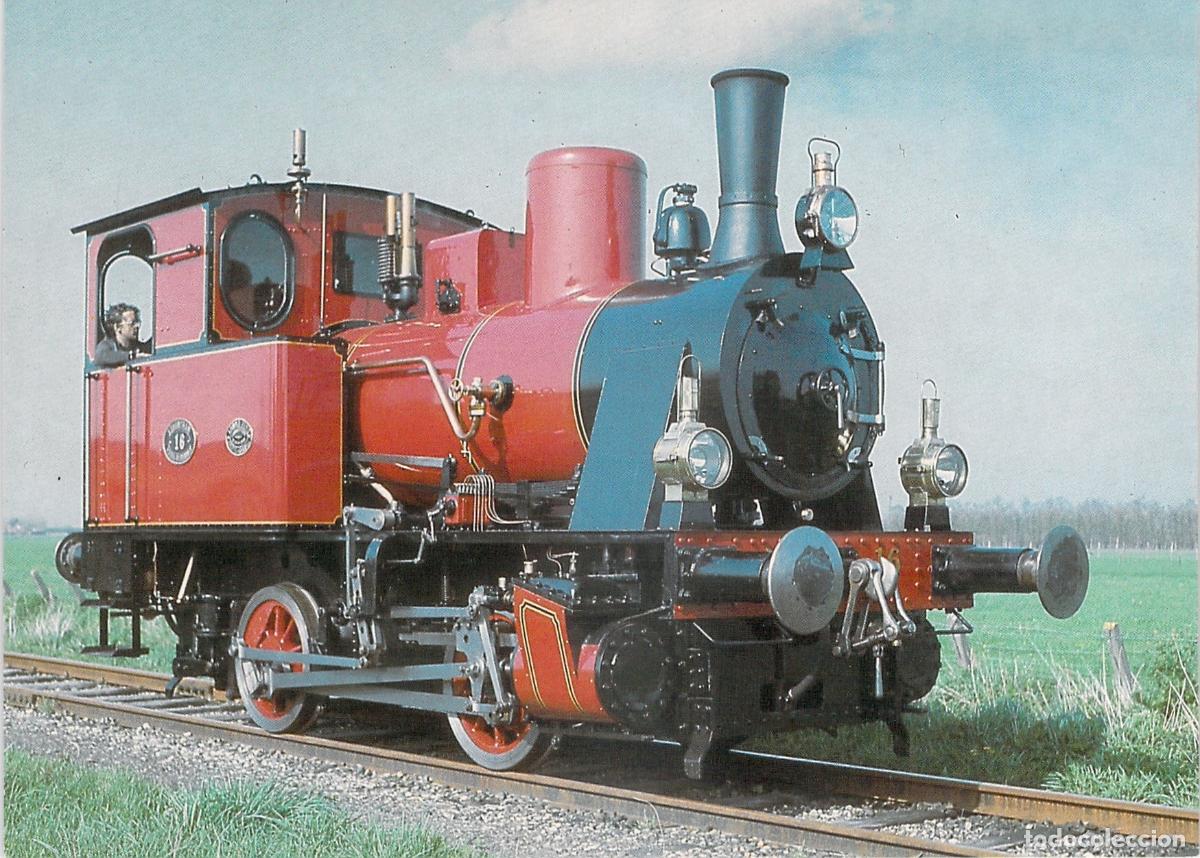 Postales: Postal Tren a Vapor Locomotora 16 Wognum Holanda Museo