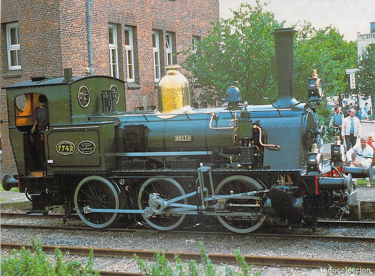 Postales: Postal de Locomotora de Vapor NS 7742 Bello en Hoorn