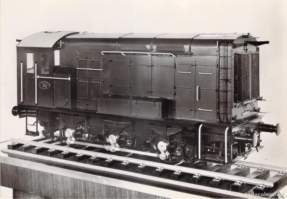 Cartoline: Postal Museo Ferroviario Utrecht Locomotora Di&eacute;sel-El&eacute;ctrica N.S. 511