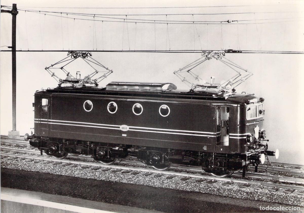 Cartoline: Postal Museo Ferroviario Utrecht Locomotora El&eacute;ctrica N.S. 1108