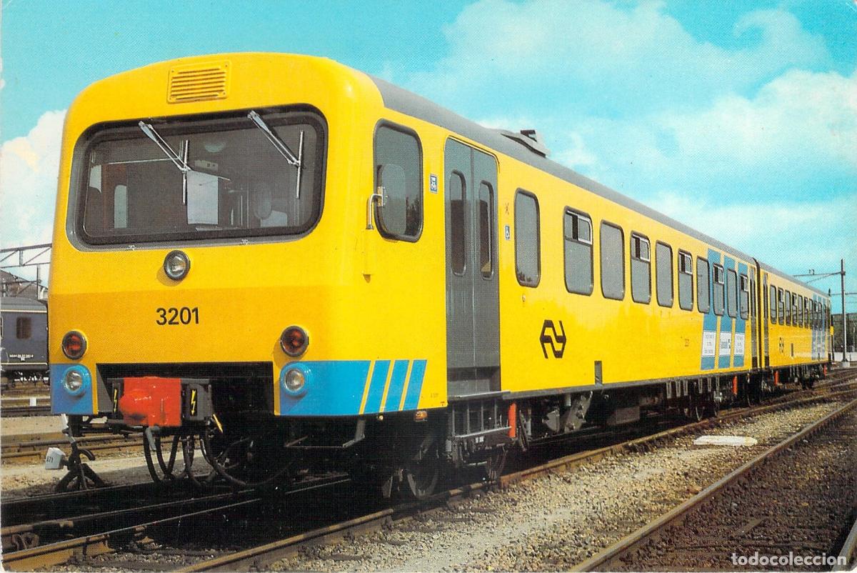 Cartoline: Postal de Tren Diesel 3201 de los Ferrocarriles Neerlandeses NS