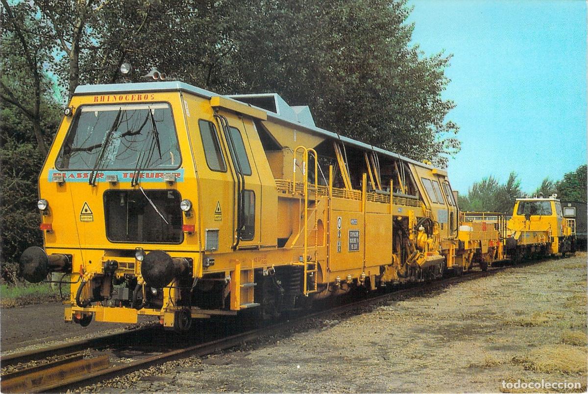 Postkarten: Postal Tren de Construcci&oacute;n Railbouwwagen Holanda