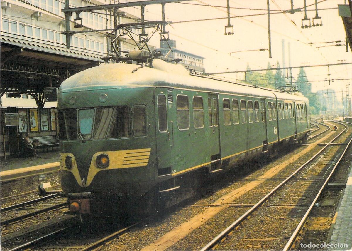 Postkarten: Postal Tren El&eacute;ctrico NS Mat. 46 en la Estaci&oacute;n de Utrecht