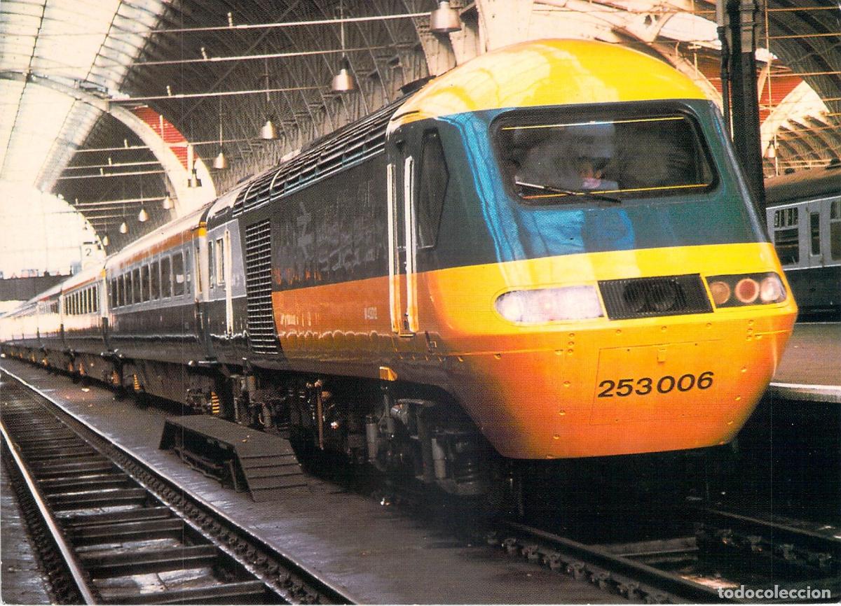 Postales: Tarjeta Postal Tren InterCity 125 British Rail en Estaci&oacute;n de Londres
