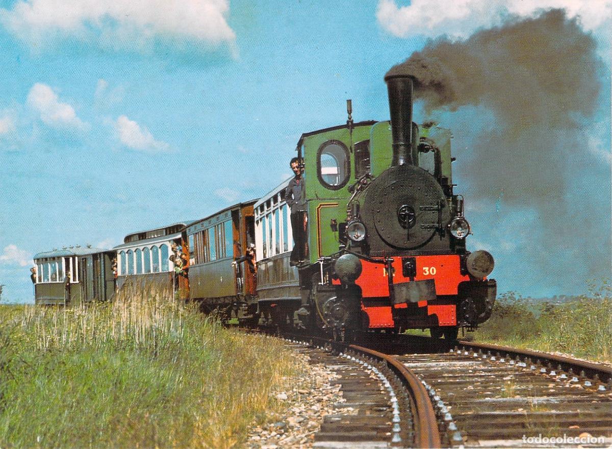 Postales: Postal Tranv&iacute;a de Vapor Locomotora 30 Hoorn - Medemblik