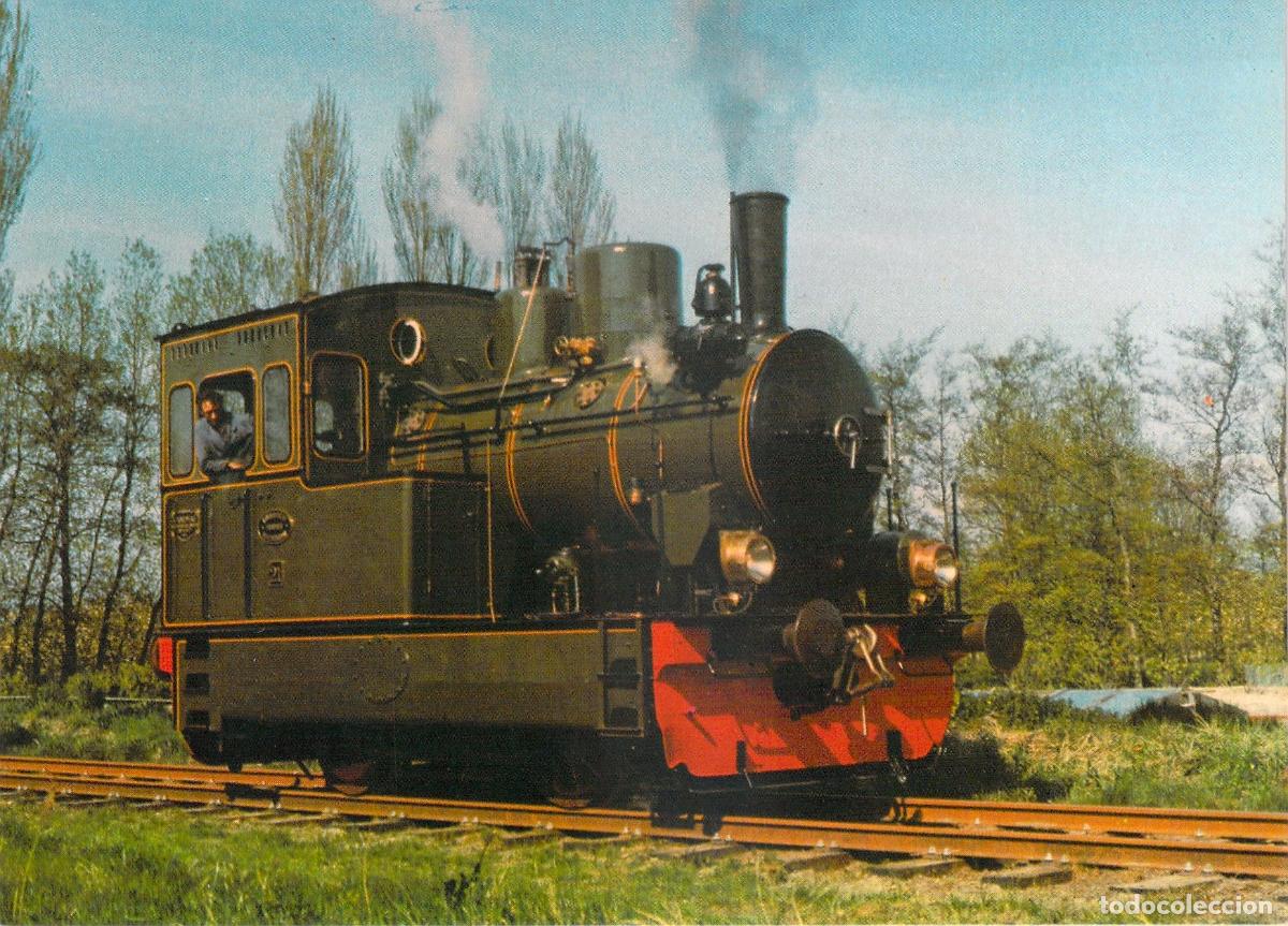 Postales: Postal de Locomotora de Vapor No. 21 Limburgsche Tramweg Hoorn