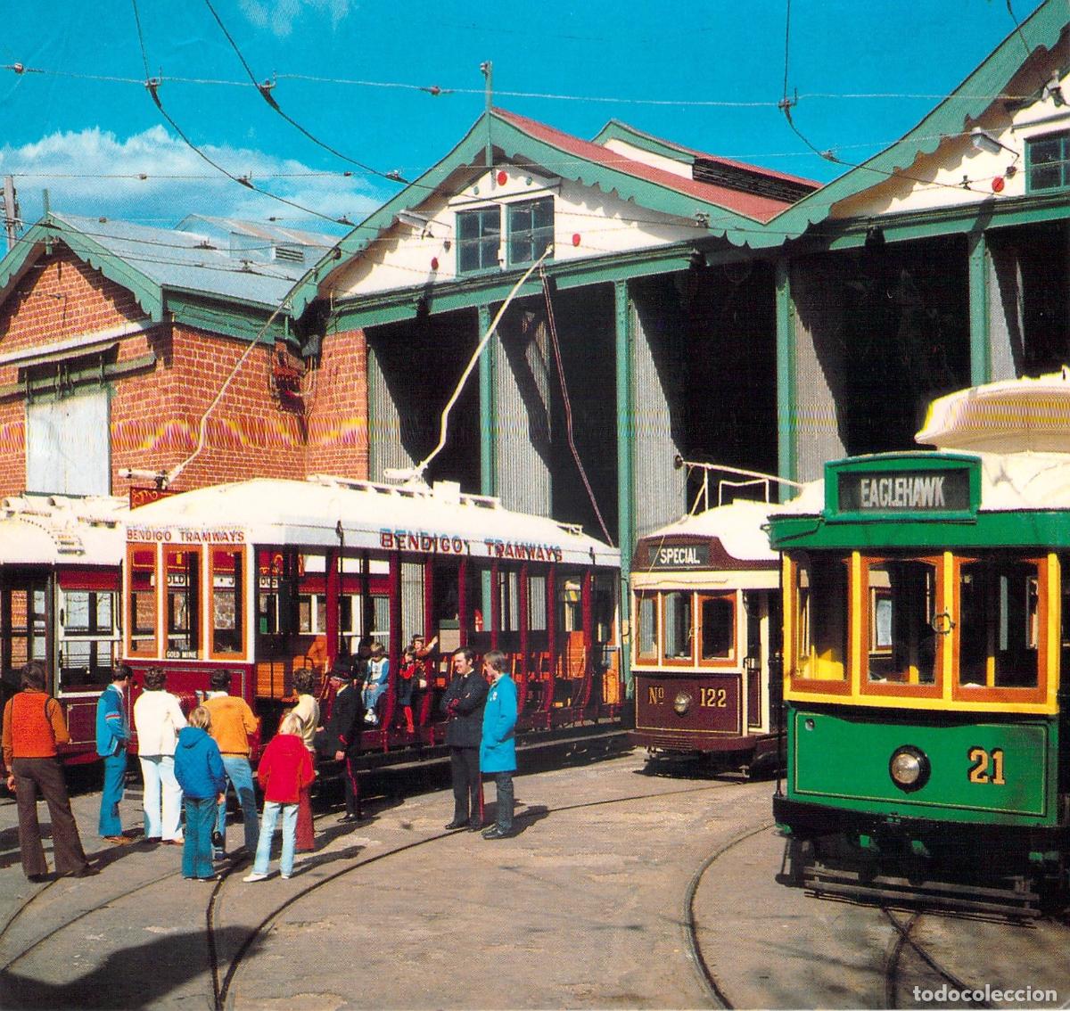 Postales: Postal del Museo del Tranv&iacute;a de Bendigo en Victoria, Australia