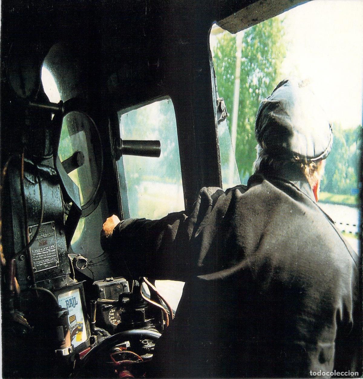 Postales: Postal de Cabina de Locomotora de Vapor Rail Art