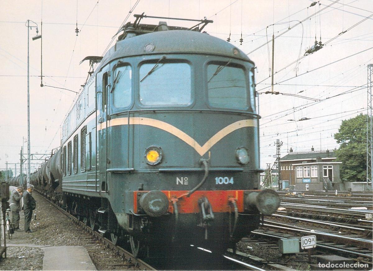 Postales: Postal de Locomotora El&eacute;ctrica Serie 1000 de Ferrocarriles Neerlandeses