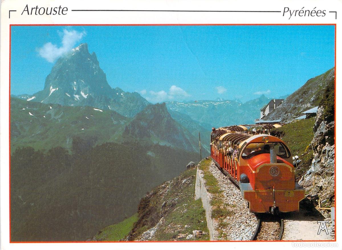 Postales: Postal Tren de Artouste y Pic du Midi d'Ossau, Pirineos Franceses