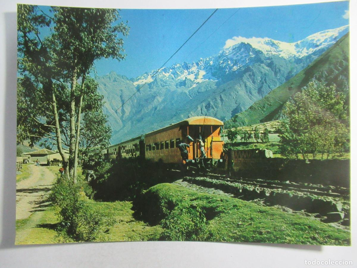Postales: Tren de Turistas en ruta Machupicchu - S/C