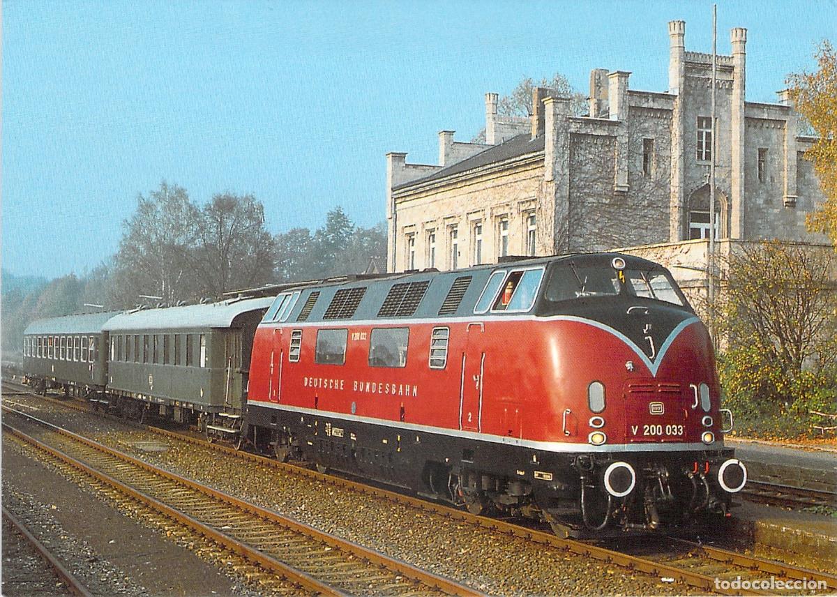 Postales: Postal de Locomotora Di&eacute;sel V 200 033 en Walkenried Harz