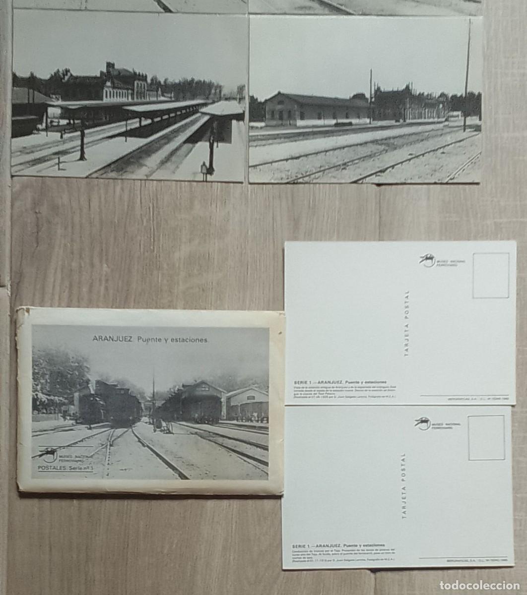 Postales: POSTALES DE ARANJUEZ. FERROVIARIAS - Foto 1