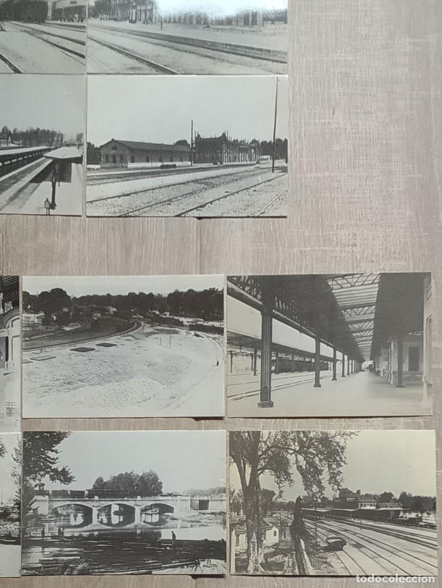 Postales: POSTALES DE ARANJUEZ. FERROVIARIAS - Foto 3