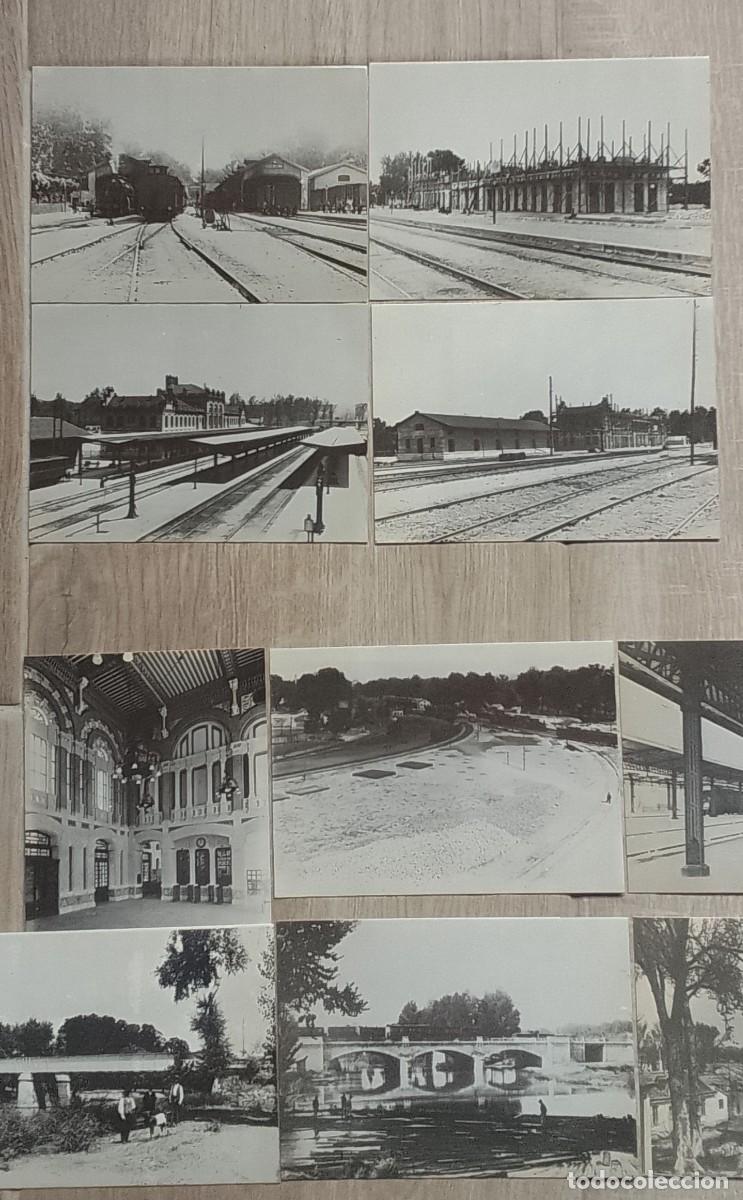 Postales: POSTALES DE ARANJUEZ. FERROVIARIAS - Foto 4