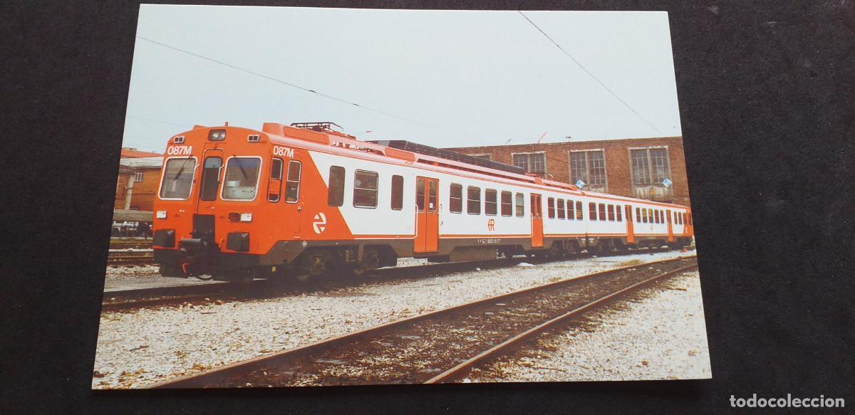 Postales: TRENES-V18-II-NO ESCRITA-150X105mm.-UNIDAD 440...DEPOSITO DE LEON.