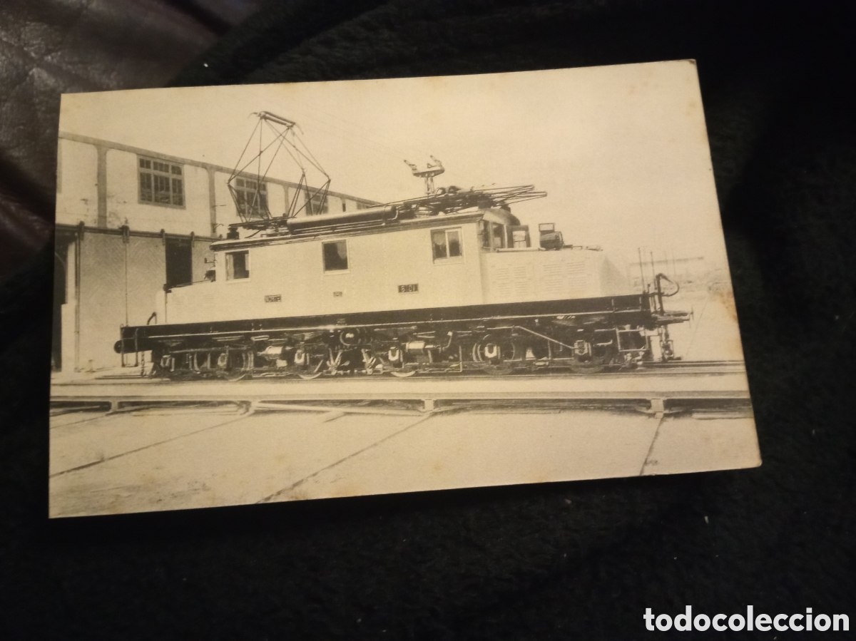 Postales: Antigua postal fotogr&aacute;fica, Locomotora para la Compa&ntilde;&iacute;a del Norte