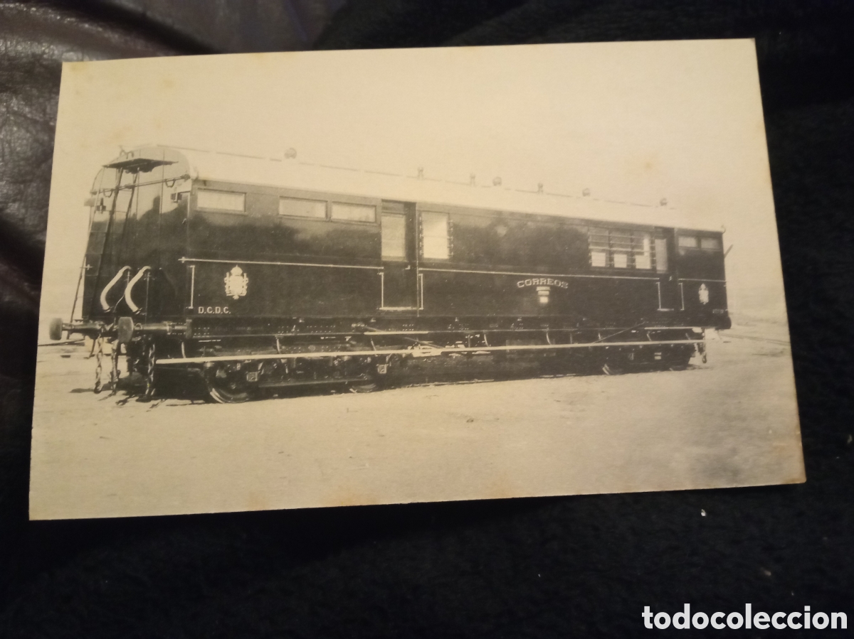 Postales: Antigua postal fotogr&aacute;fica, Coche de la Direcci&oacute;n General de Correos