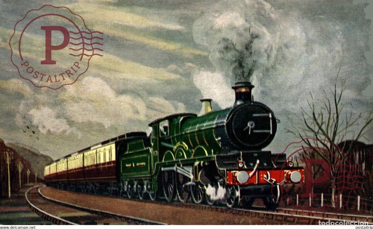 Cartes Postales: Great Western Raylway Shooting Star climbing n&ordm; 4009 TREN TRAIN TREIN.