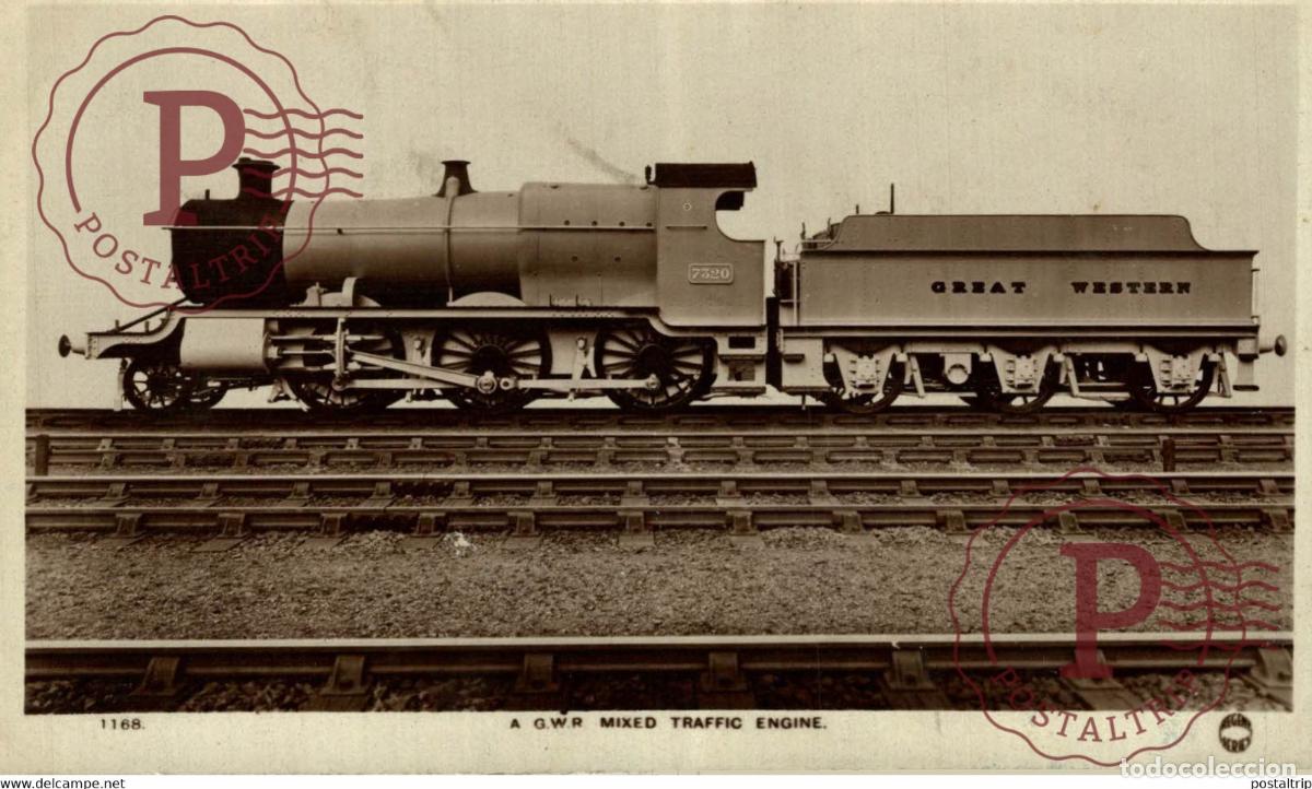 Postales: Great Western Railway Mixed Traffic Engine TREN TRAIN TREIN.