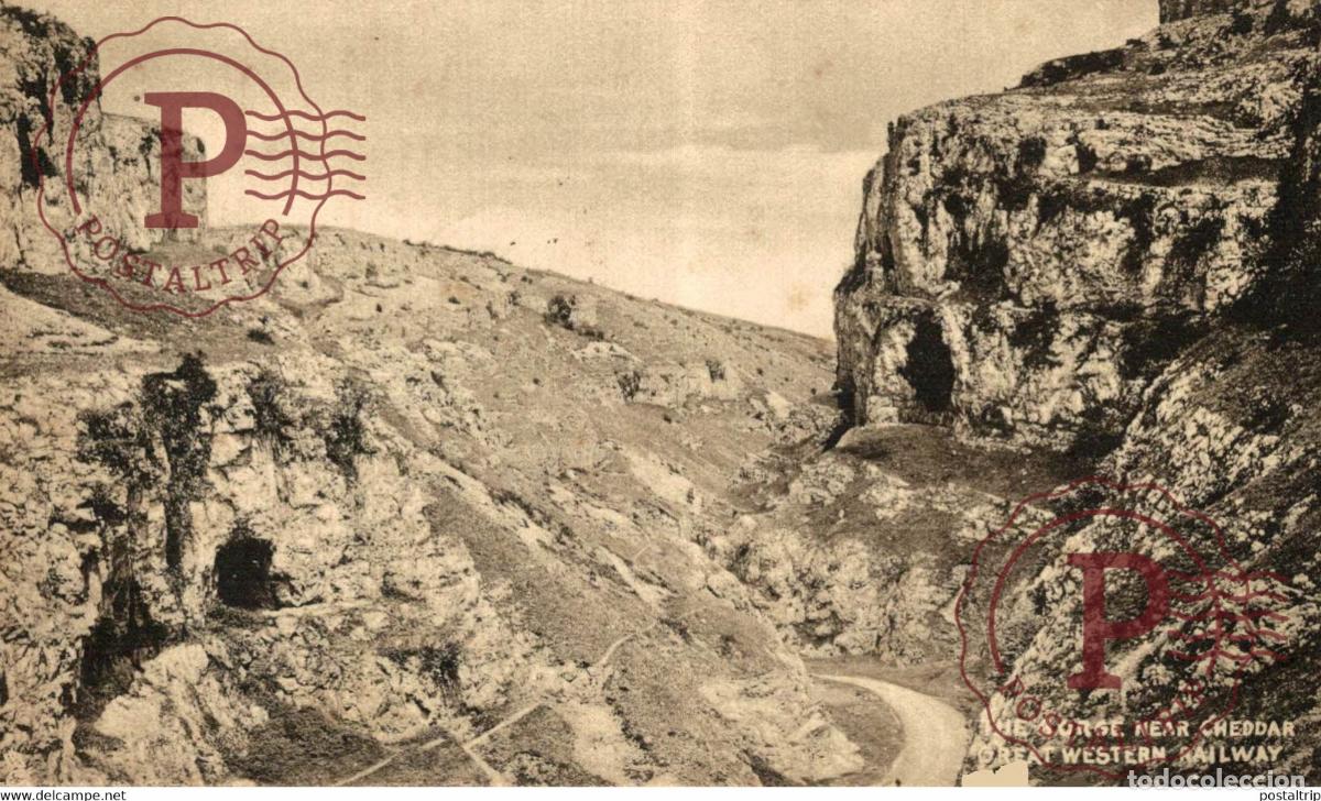 Postales: Great Western Railway The Gorge Near Cheddar TREN TRAIN TREIN.