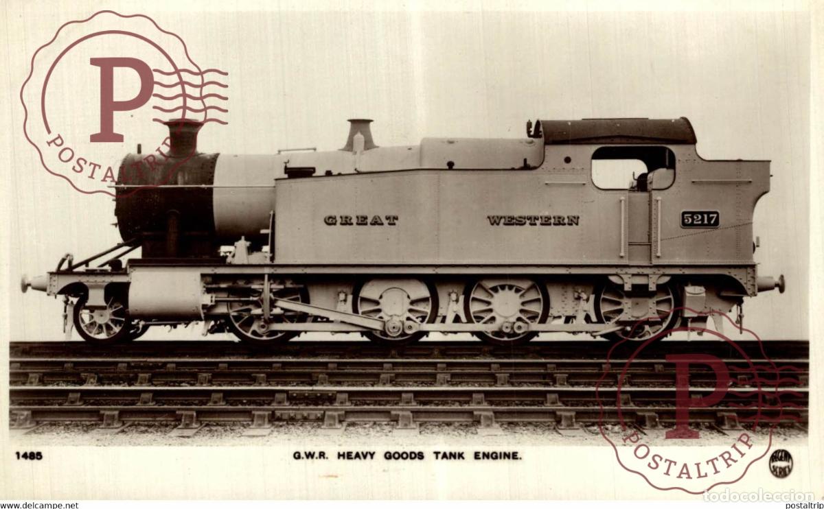 Postales: Great Western Railway Heavy Goods Tank Engine TREN TRAIN TREIN.