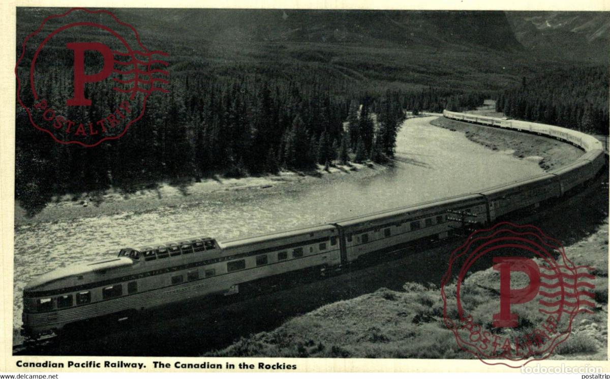 Postales: CANADIAN PACIFIC RAILWAY THE CANADIAN IN THE ROCKIES CANADA TREN TRAIN TREIN.