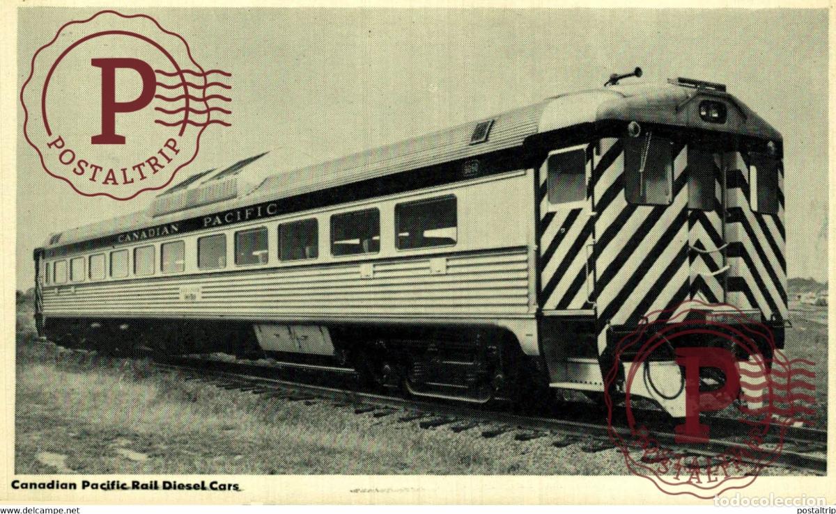 Postales: CANADIAN PACIFIC RAIL DIESEL CARS CANADA TREN TRAIN TREIN.