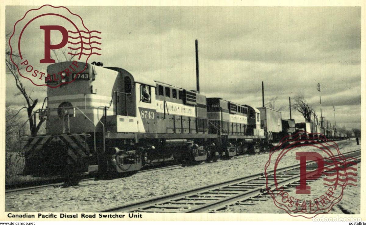 Postales: CANADIAN PACIFIC DIESEL ROAD SWITCHER UNIT CANADA TREN TRAIN TREIN.