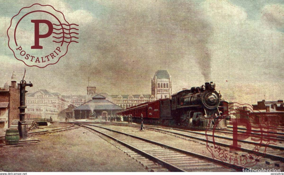 Postales: CANADA MONTREAL WINDSOR STREET STATION CPR TRANS CONTINENTAL EXPRESS CANADA RAILWAY TREN TRAIN T