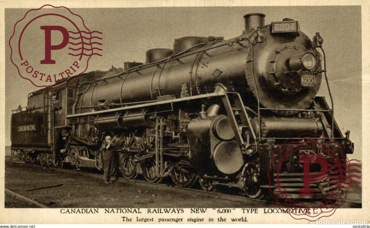 Postales: CANADIAN NATIONAL RAILWAYS LOCO RAILROAD RAILWAY TREN TRAIN TREIN.