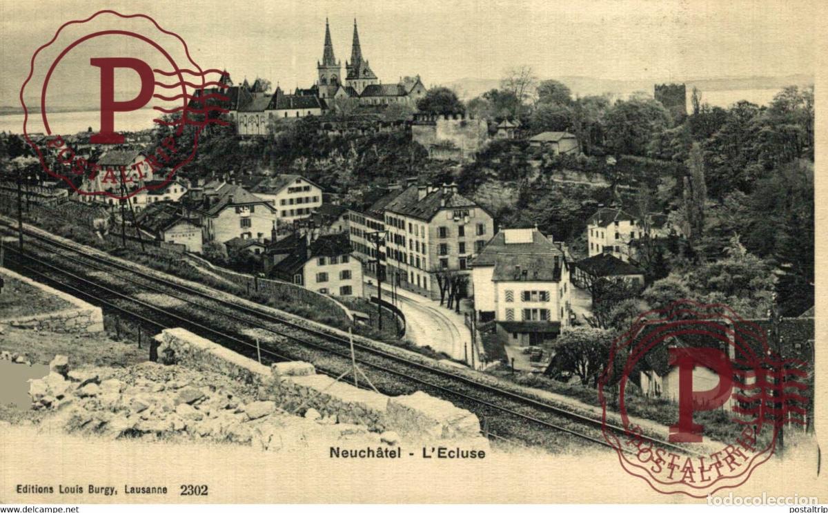 Postales: Neuch&acirc;tel L-Ecluse TREN TRAIN