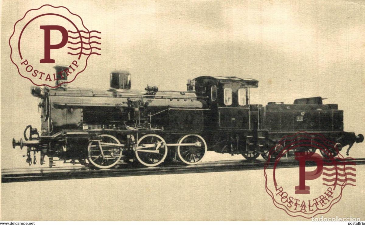 Postales: RARE S.E. DE C. N. NERVION.BILBAO.- LOCOMOTORA DE VAPOR PARA F.C NACIONAL DEL OESTE DE ESPA&Ntilde;A CHE
