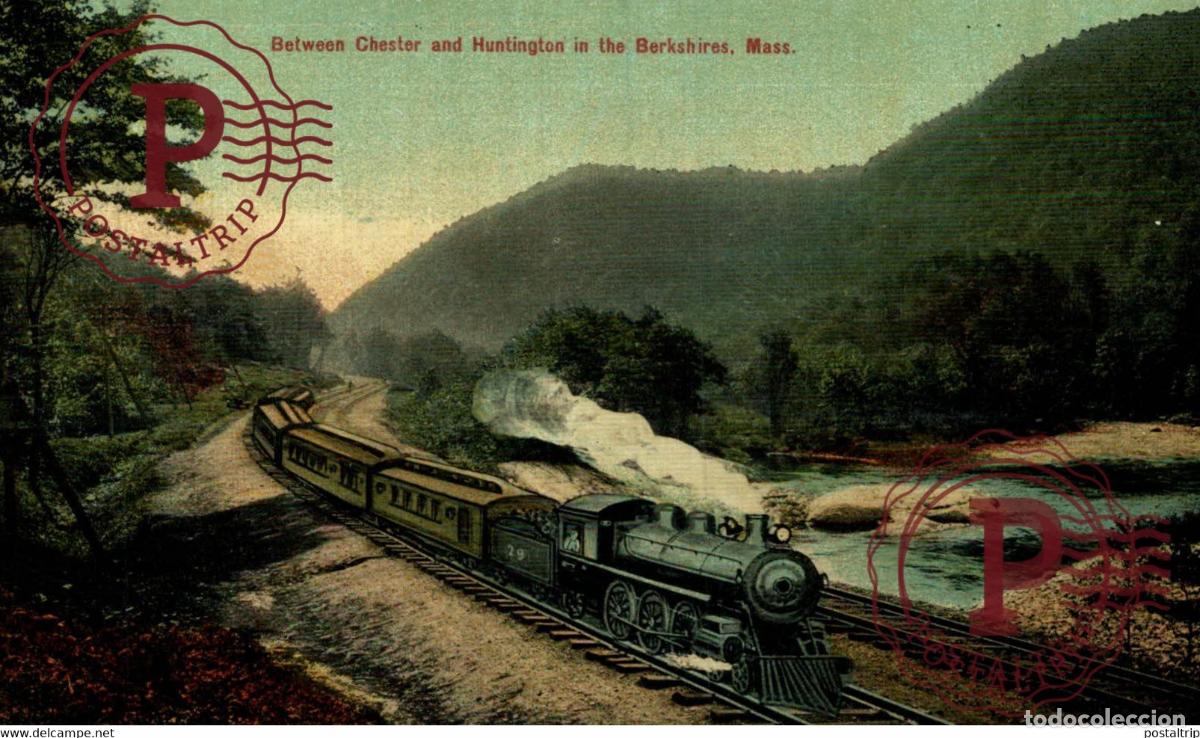 Postales: Massachusetts Railroad tracks Between Chester and Huntington In The Berkshires RAILWAY CHEMIN DE FE