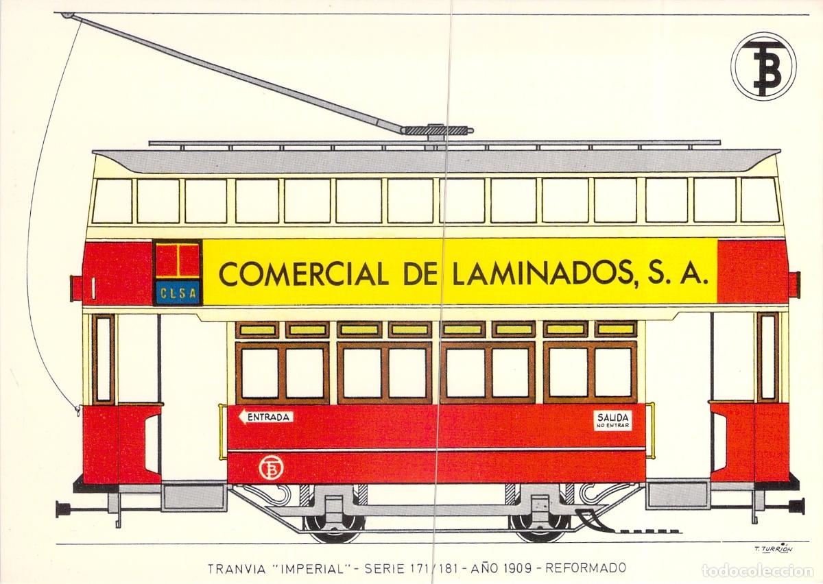 Postales: Postal Ilustrada Tranv&iacute;a Imperial Serie 171/181 de Barcelona