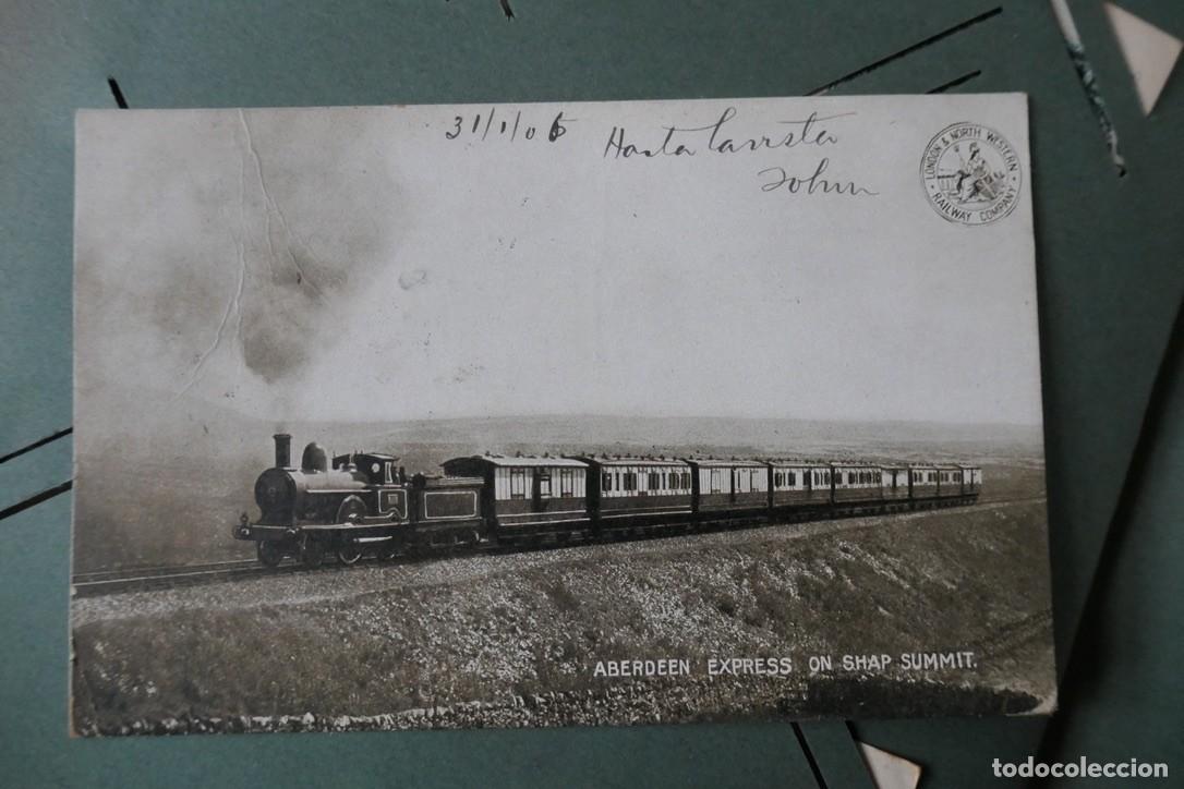 Postales: Postal Aberdeen Express atravesando Shap Summit, el punto m&aacute;s alto West Coast Main Line en Cumbria