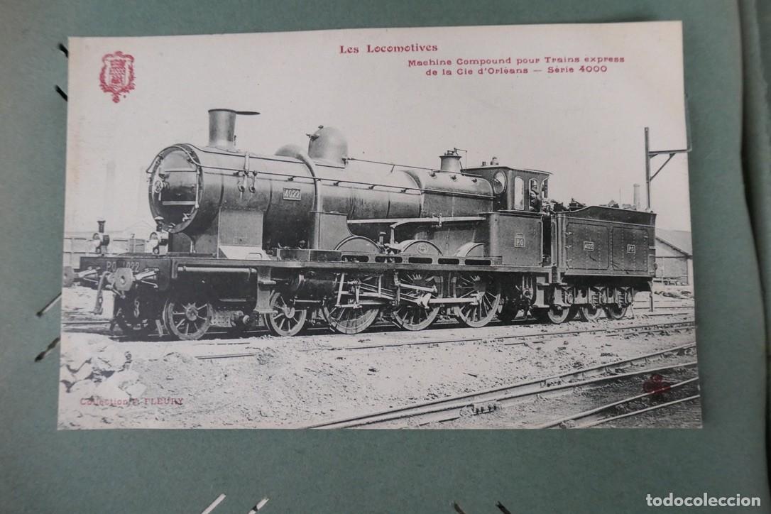 Postales: Postal de la locomotora de la Serie 4000 de la Compa&ntilde;&iacute;a de Orl&eacute;ans (PO).