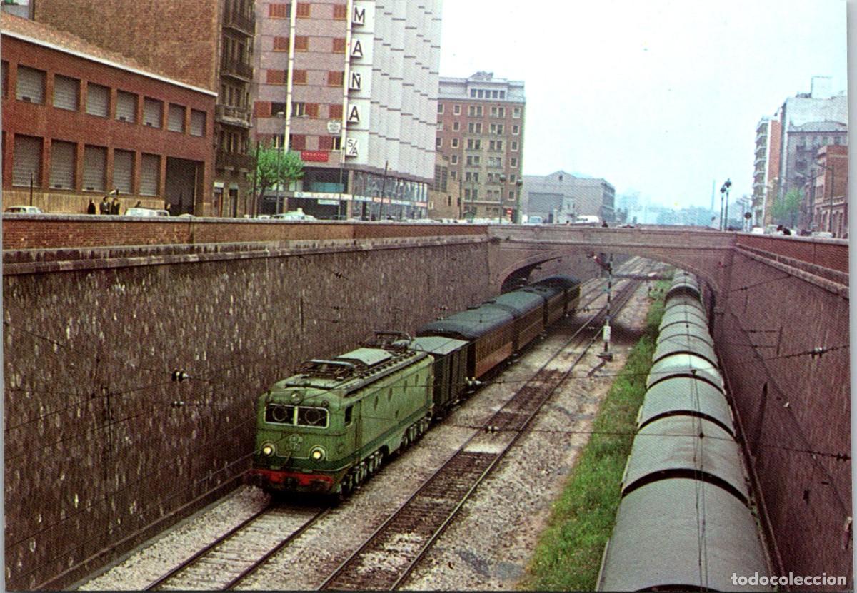Postales: Barcelona - El tren de Casp a la Av. Roma - Bergas 51 - 146x102mm