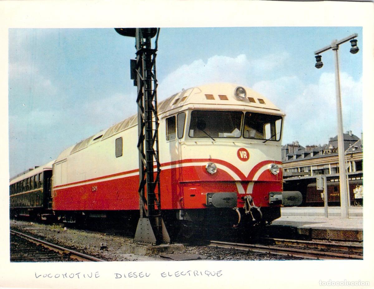 Postales: Postal de Locomotora Di&eacute;sel-el&eacute;ctrica VR para Ferrocarriles Finlandeses