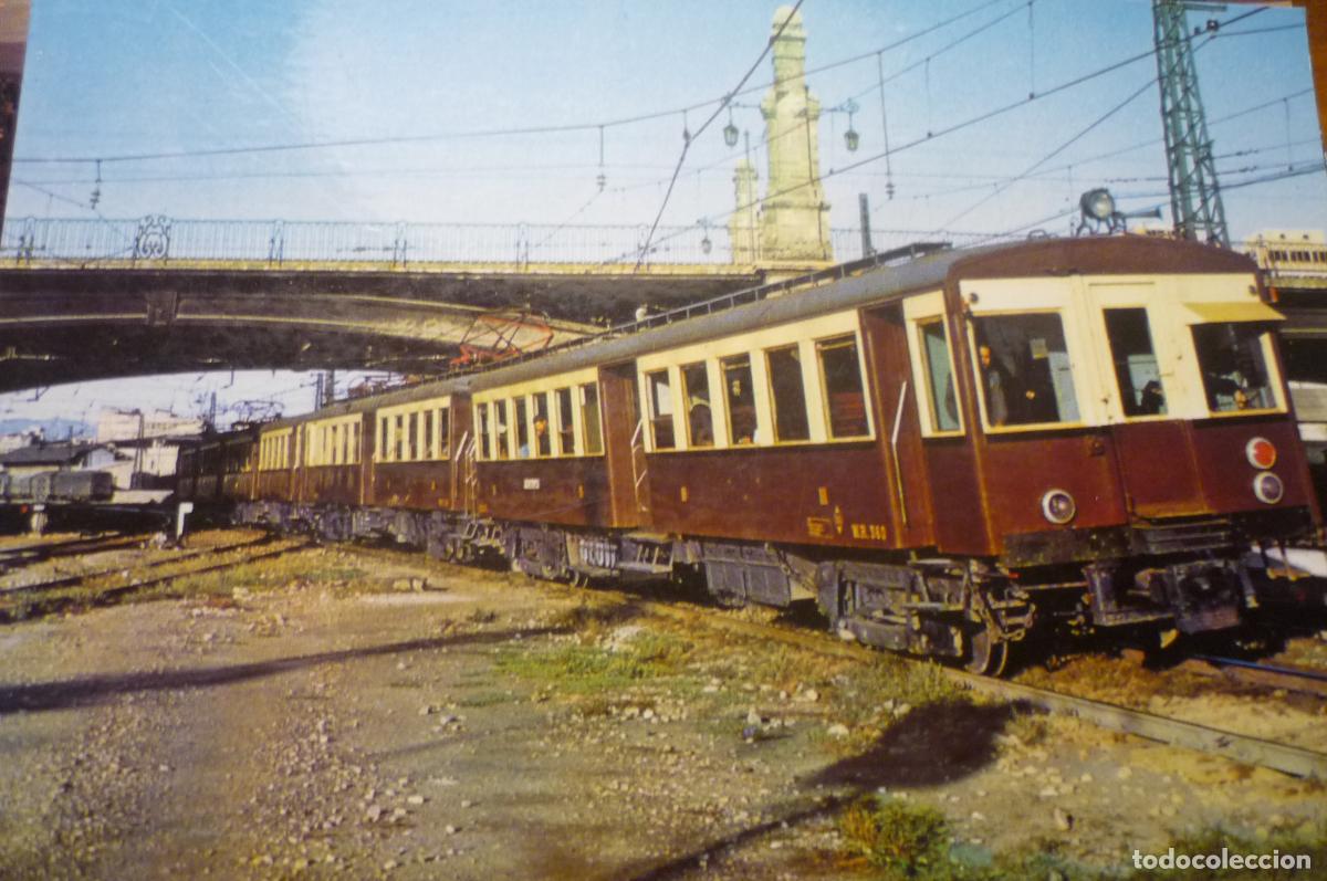 Postales: postal tren automotor barcelona vilanova