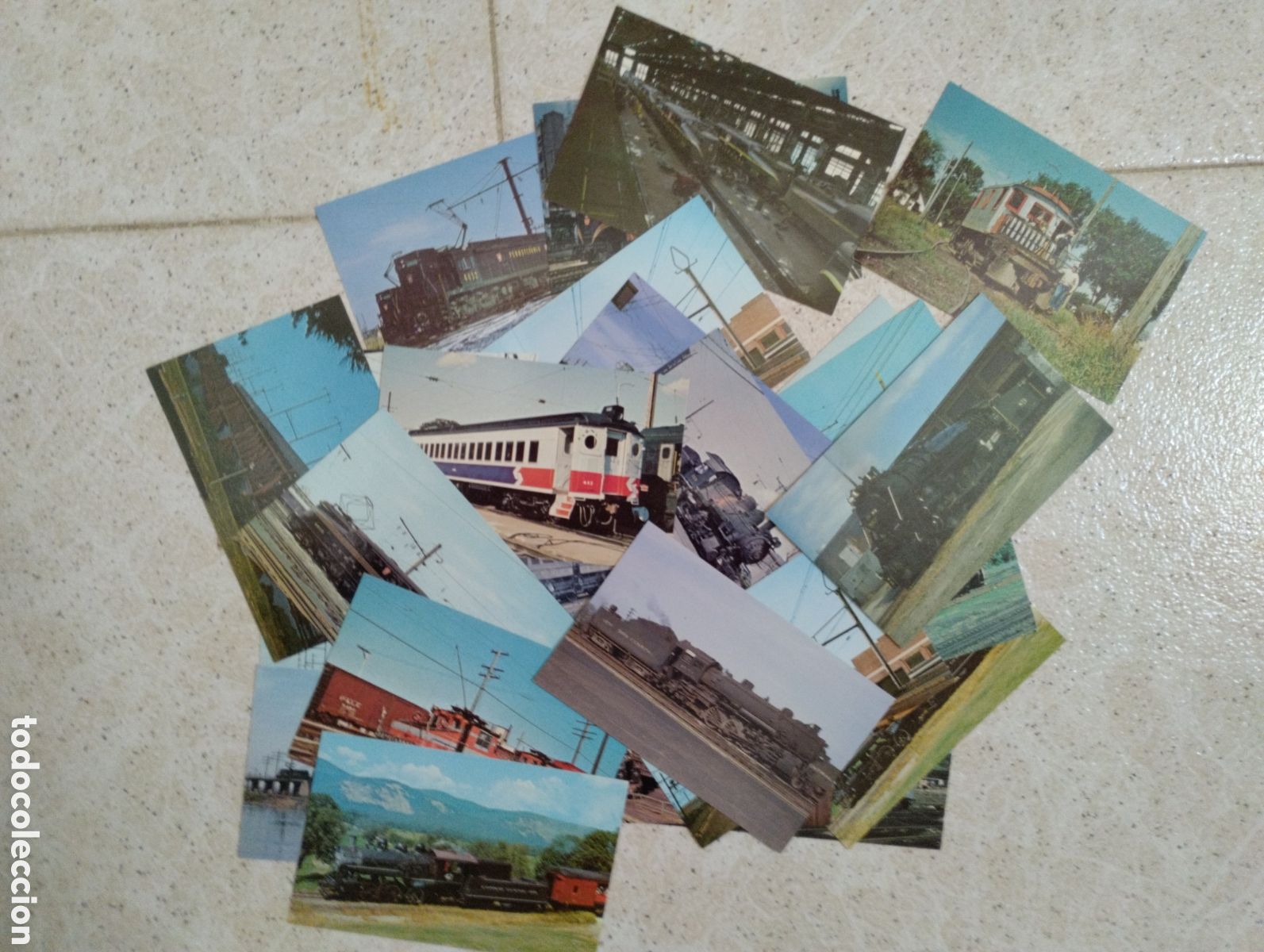 Postales: Lote de Postales de Trenes